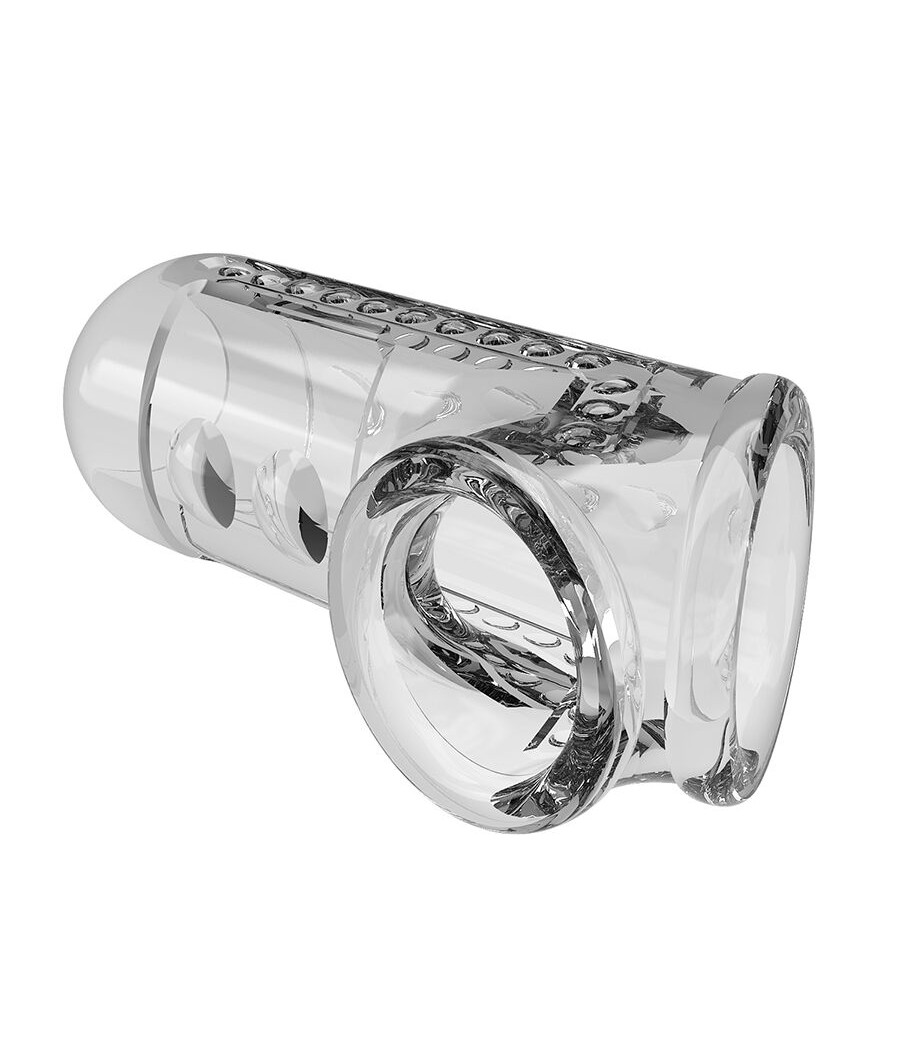 PRETTY LOVE - TRANSPARENT TEXTURED PENIS SHEATH