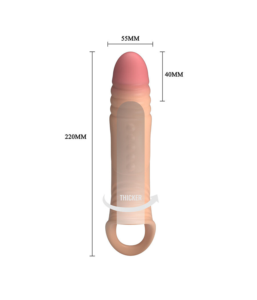 PRETTY LOVE - FUNDA PARA PENE CON VIBRACIÓN INTEGRADA