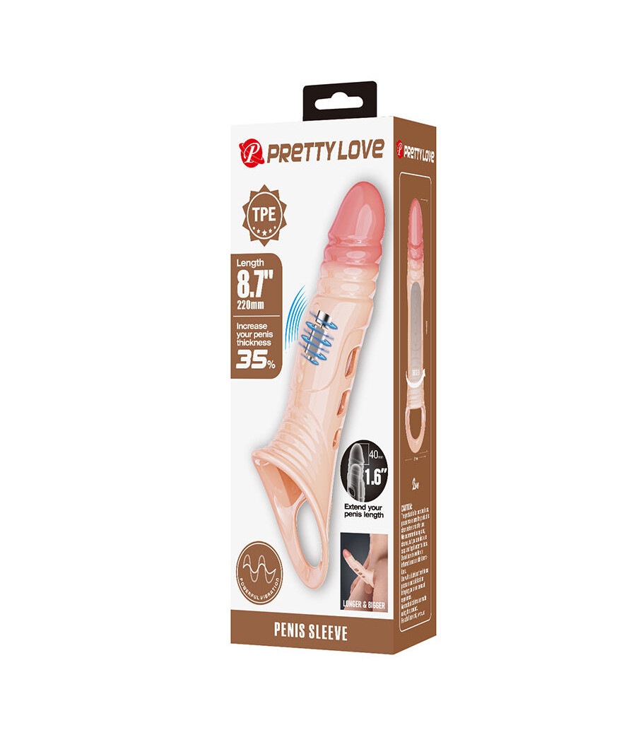 PRETTY LOVE - GUAINA PER PENE CON VIBRAZIONE INTEGRATA