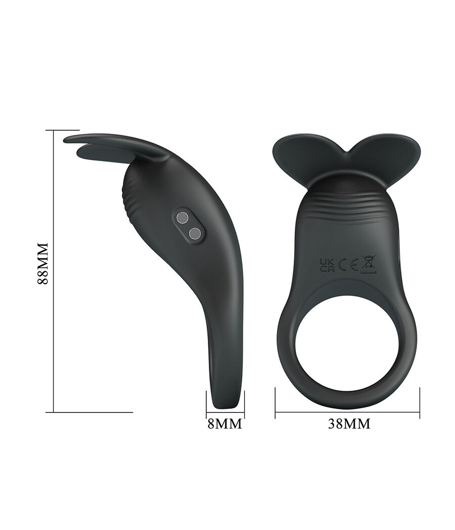 PRETTY LOVE - CARLTON ANELLO PER PENE CON STIMOLATORE CLITORIDEO