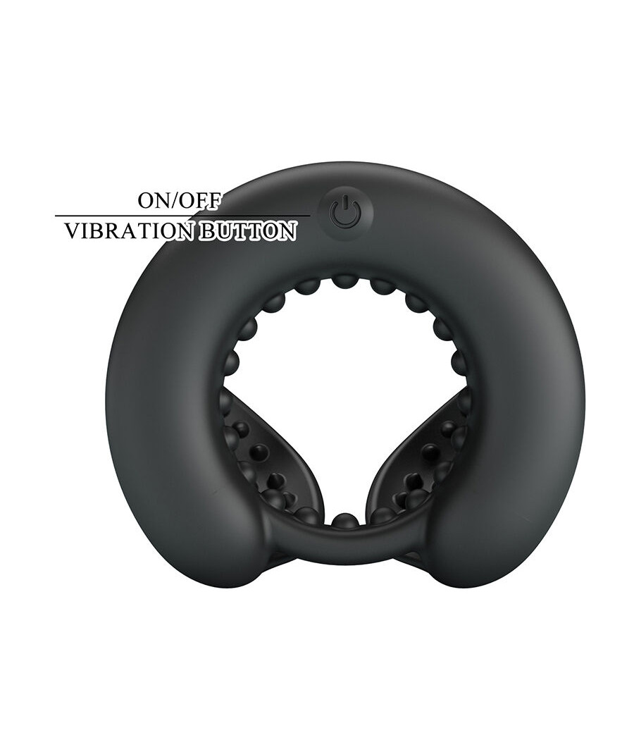 PRETTY LOVE - QUENTIN PENIS RING WITH TESTICULAR STIMULATOR