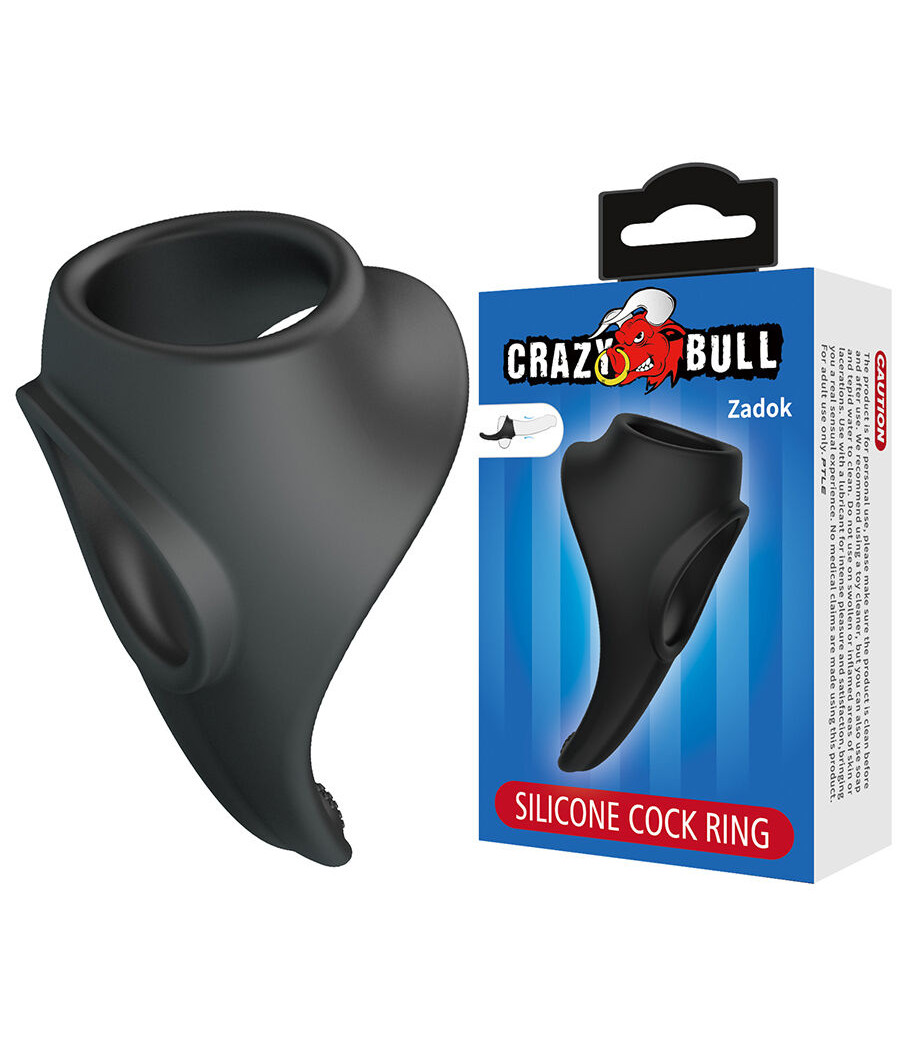 CRAZY BULL - ZADOK ERGONOMISCHER RING MIT PERINEALSTIMULATOR