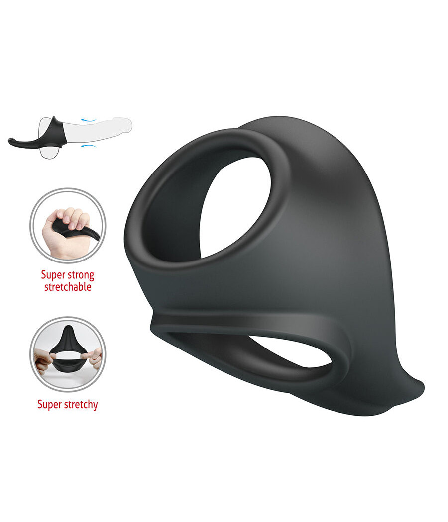 CRAZY BULL - ZADOK ERGONOMISCHER RING MIT PERINEALSTIMULATOR