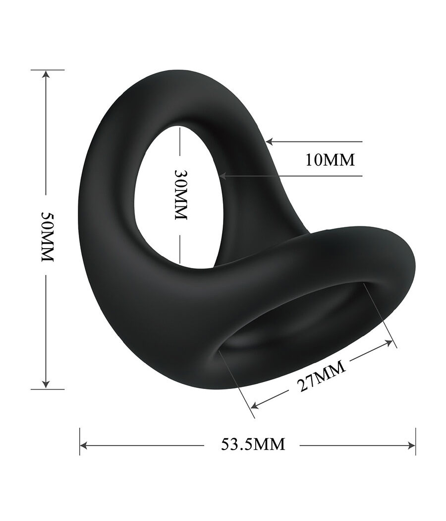 CRAZY BULL - NESTOR ANNEAU ERGONOMIQUE POUR PÉNIS ET TESTICULES