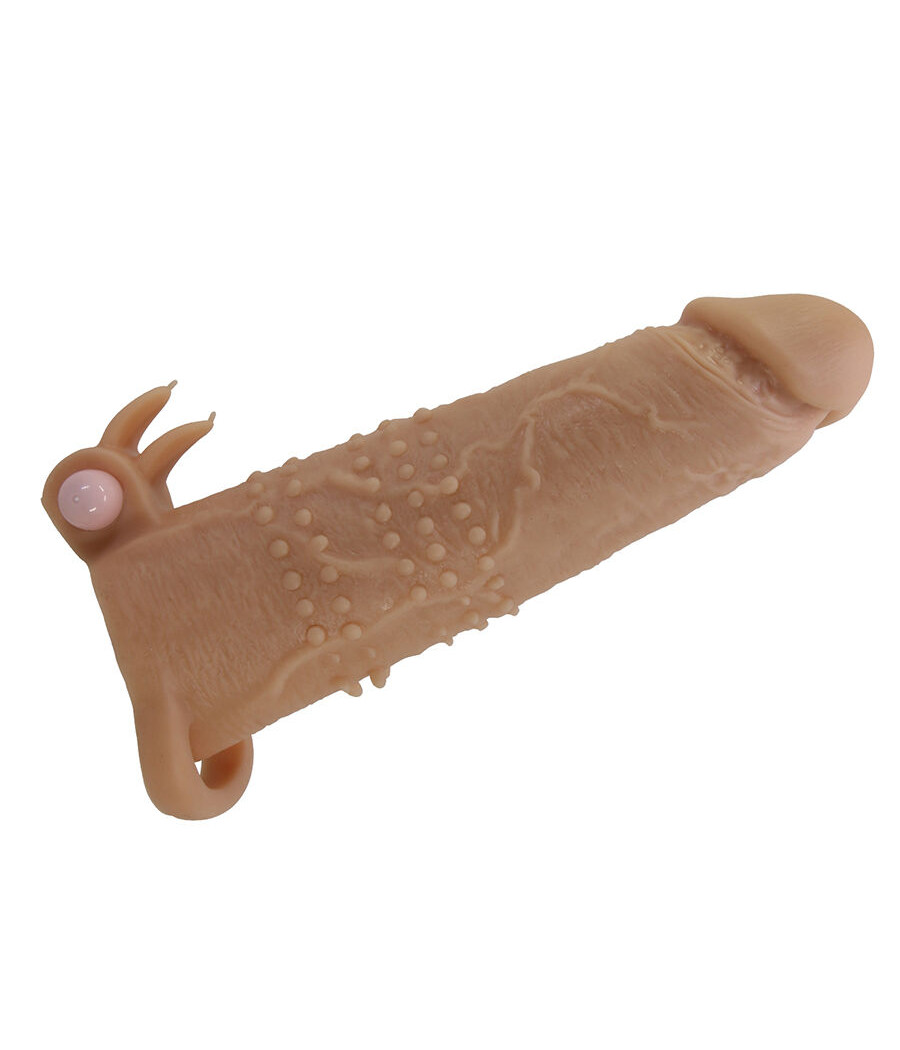 PRETTY LOVE - QUILLON PENIS SLEEVE WITH CLITORAL STIMULATOR AND VIBRATION