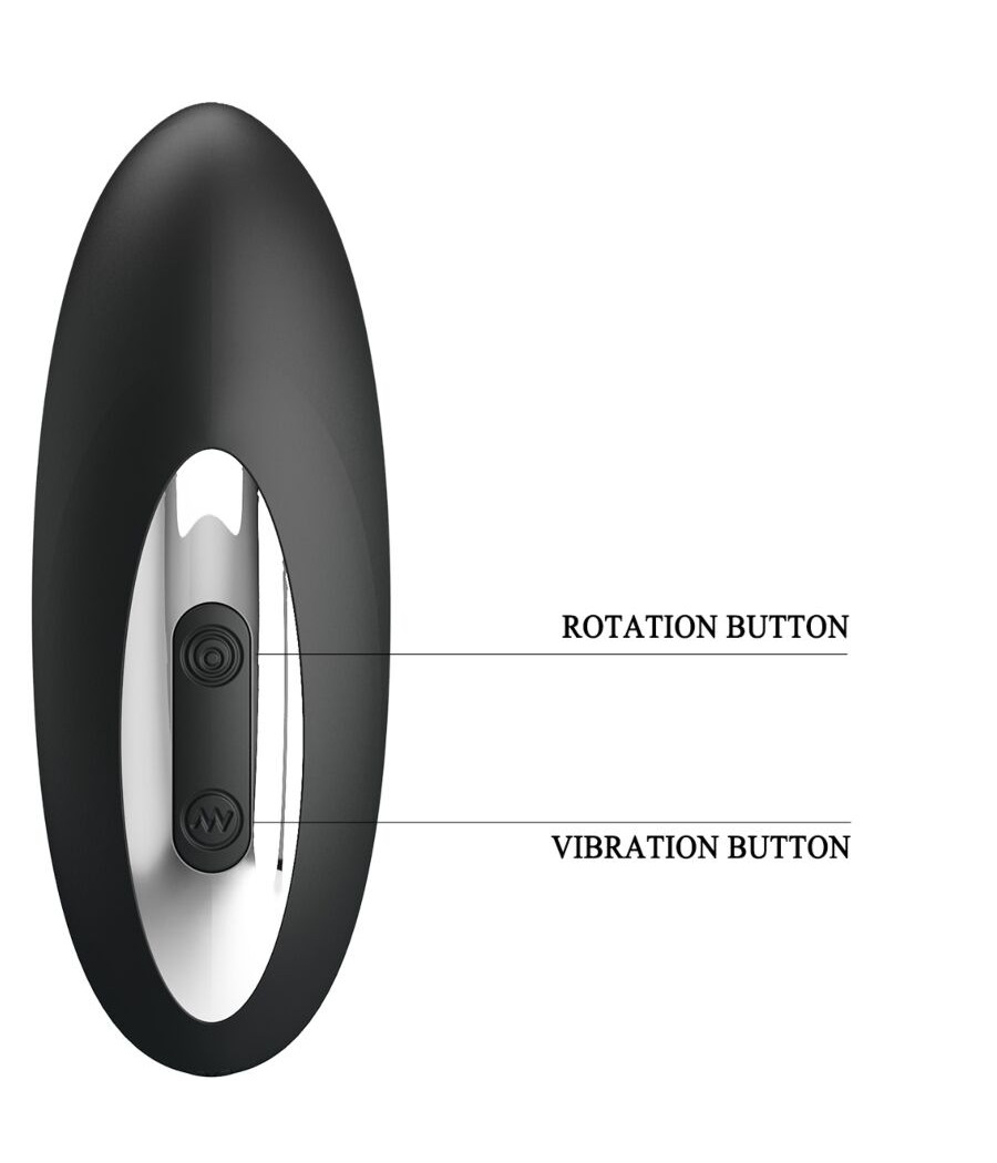 MR PLAY - MASAJEADOR PROSTÁTICO CON ROTACIÓN Y VIBRACIÓN