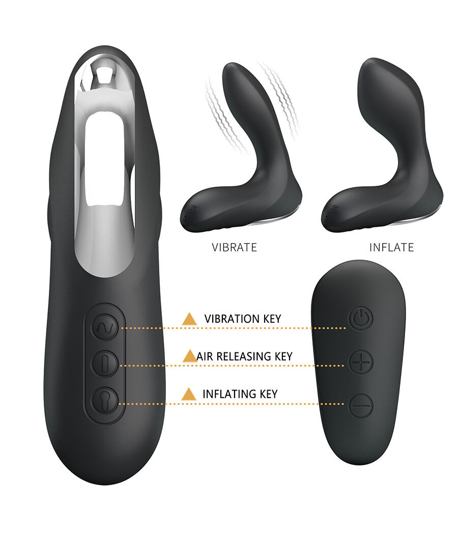 MR PLAY - PROSTATE MASSAGER WITH VIBRATION REMOTE CONTROL