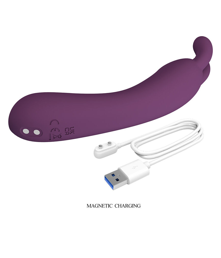 PRETTY LOVE - DJ RABBIT VIBRADOR DE PONTO G ROXO