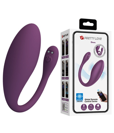 PRETTY LOVE - DORA VIBRATEUR INVISIBLE AVEC APPLICATION GRATUITE