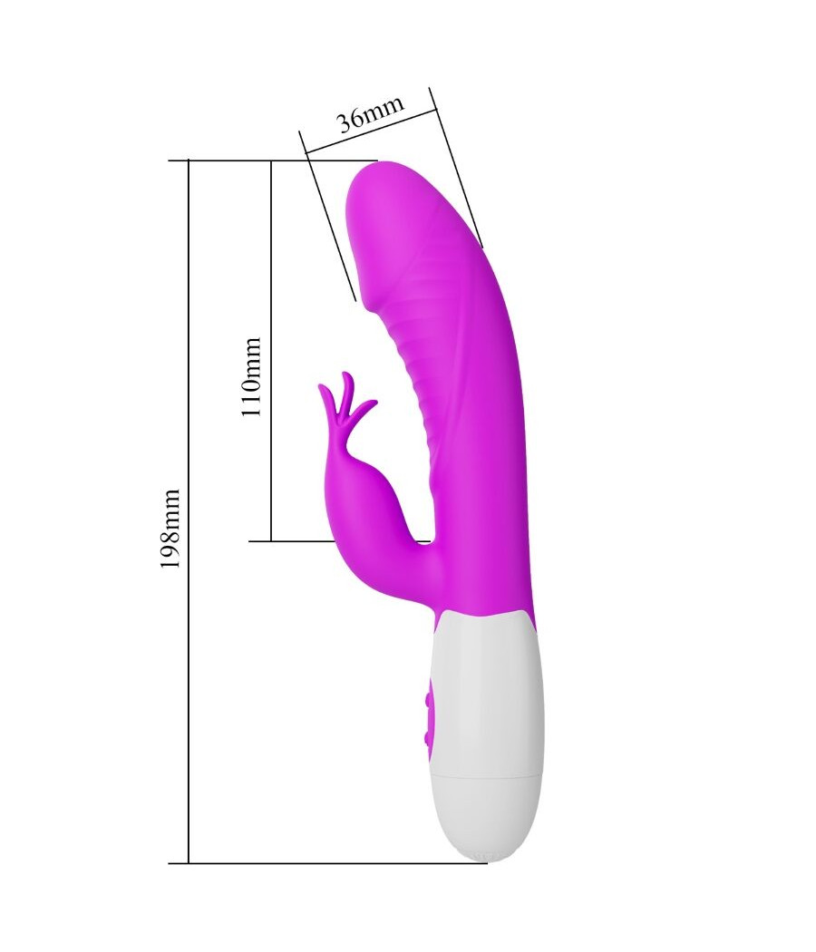 PRETTY LOVE - RASMUSSEN VIBRADOR PUNTO G MORADO