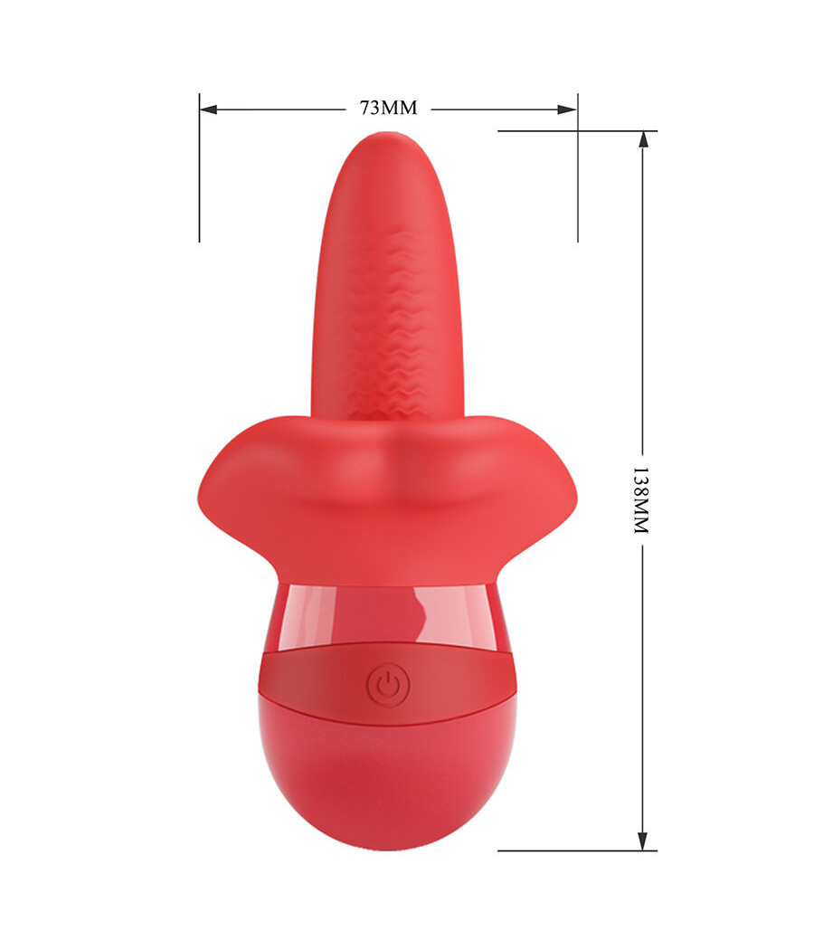 PRETTY LOVE - OBELIA MASTURBATOR TONGUE VIBRATOR WITH ORBITAL MOTION