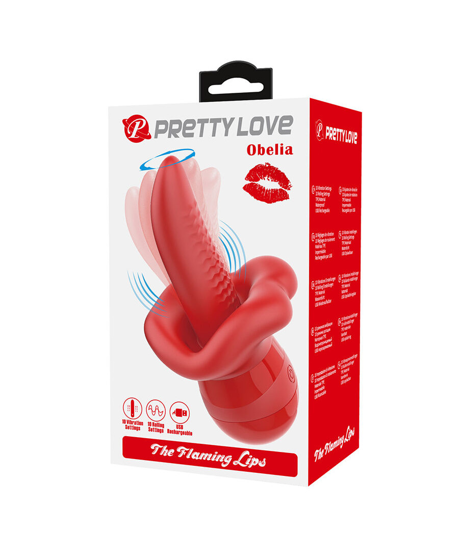 PRETTY LOVE - OBELIA MASTURBATOR ZUNGENVIBRATOR MIT ORBITALBEWEGUNG