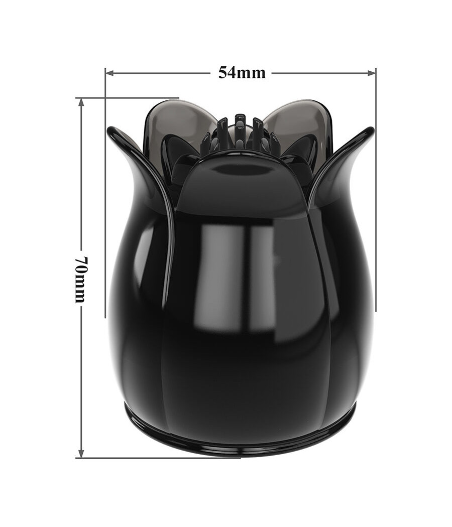 PRETTY LOVE - SECRET GARDEN CABEZAL MASAJEADOR NEGRO