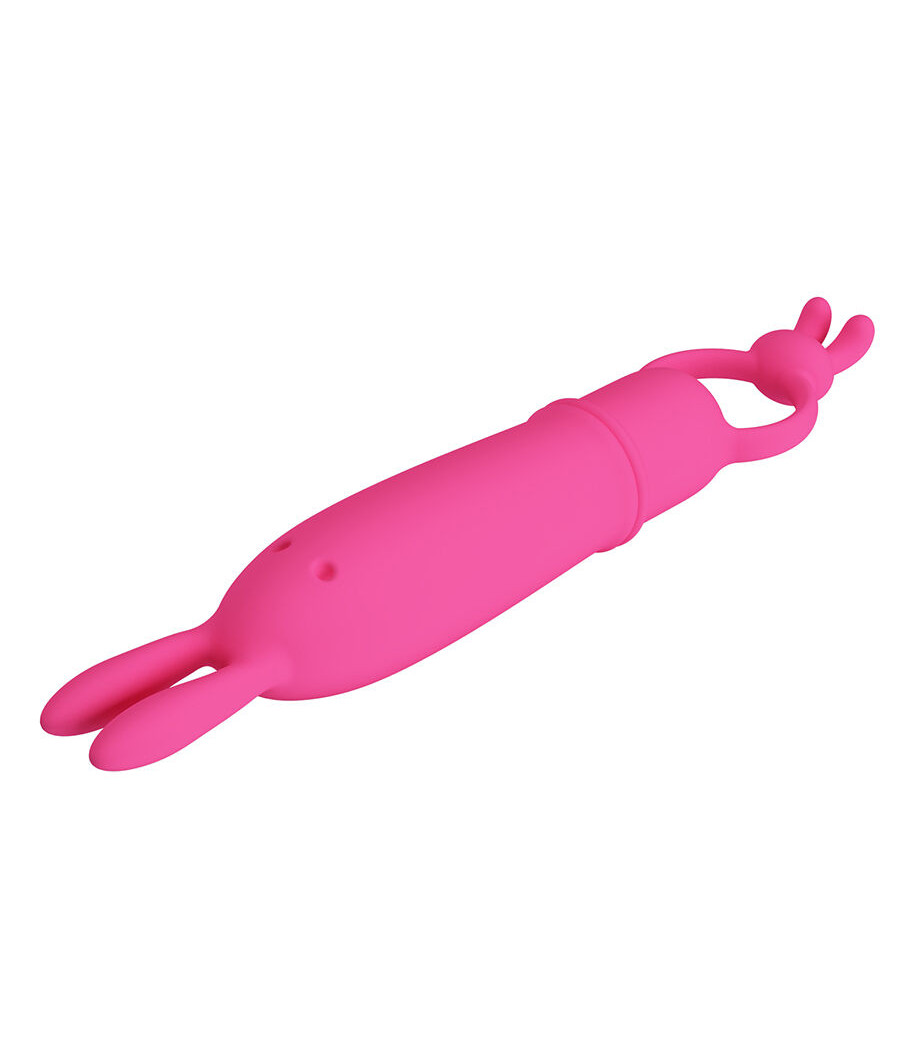 PRETTY LOVE - DELIA VIBRADOR RABBIT CON ANILLO DE SUJECIÓN