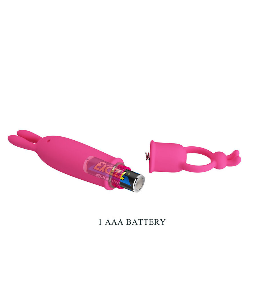 PRETTY LOVE - DELIA VIBRATEUR RABBIT AVEC ANNEAU DE RÉSISTANCE