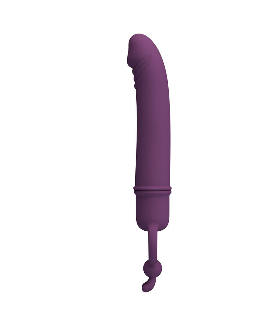 PRETTY LOVE - CORA VIBRADOR EM FORMATO DE PÊNIS COM ANEL DE RESISTÊNCIA
