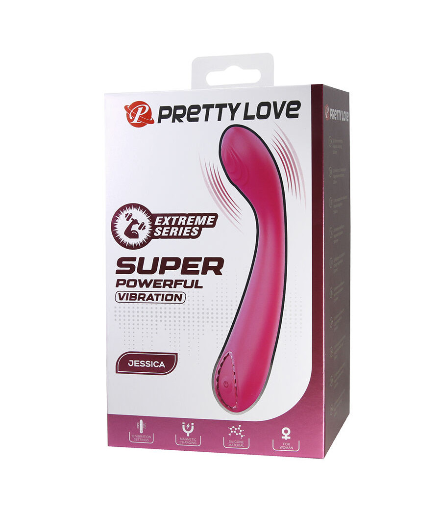 PRETTY LOVE - JESSICA VIBRADOR ROSA DE ALTA POTÊNCIA