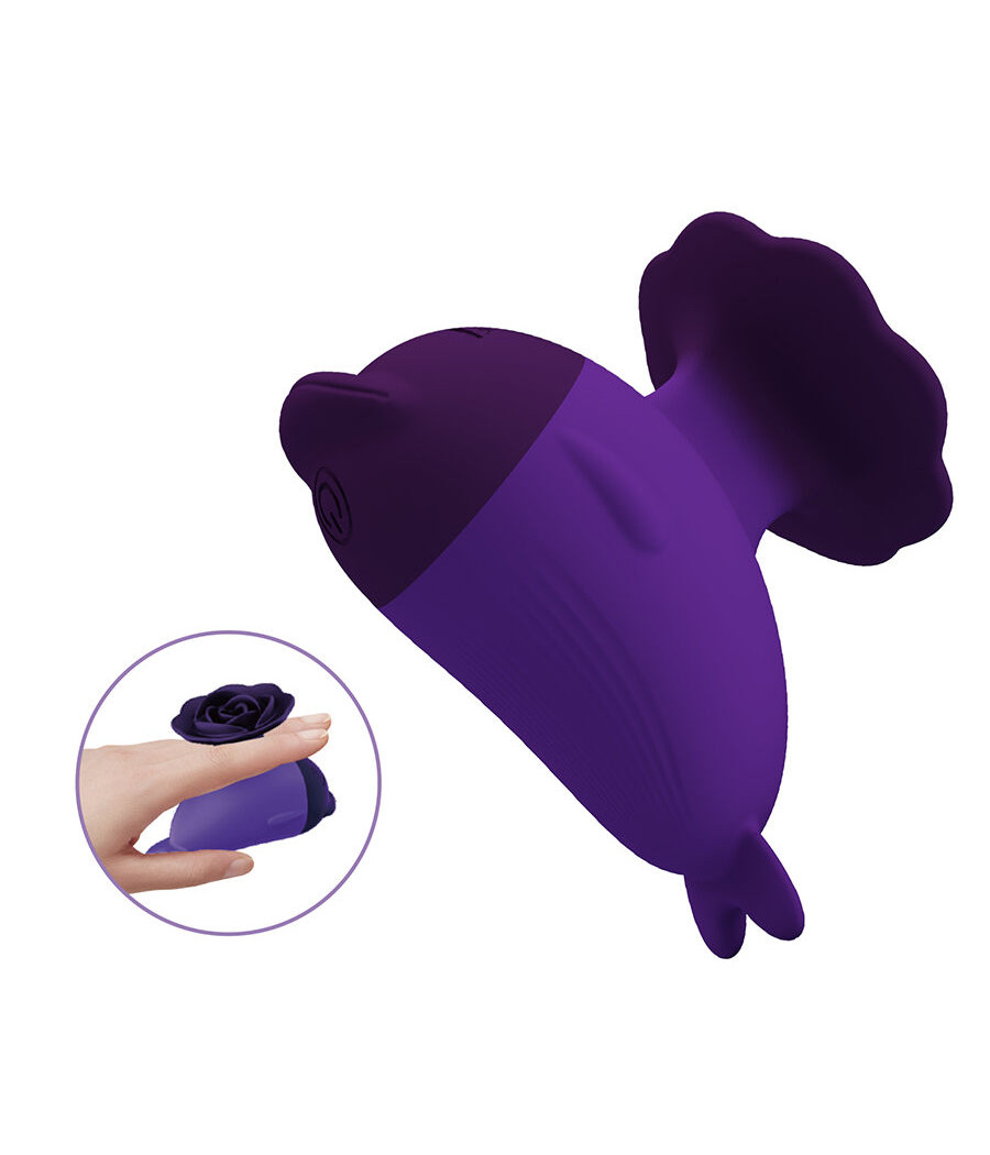 PRETTY LOVE - DOLPHIN MINI VIBRADOR CON SUJECIÓN