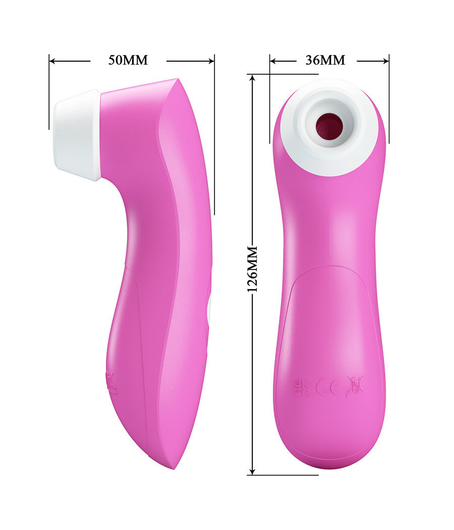 ROMANCE - DISPOSITIVO DI ASPIRAZIONE CLITORIDEA CON TECNOLOGIA A PULSAZIONE ROSA