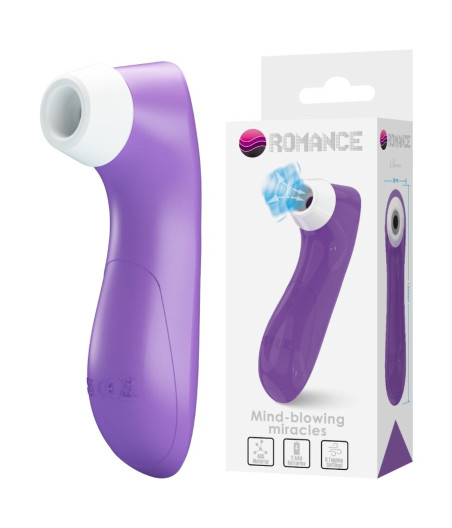 ROMANCE - STRUMENTO DI ASPIRAZIONE CLITORIDEA CON TECNOLOGIA A PULSAZIONE VIOLA