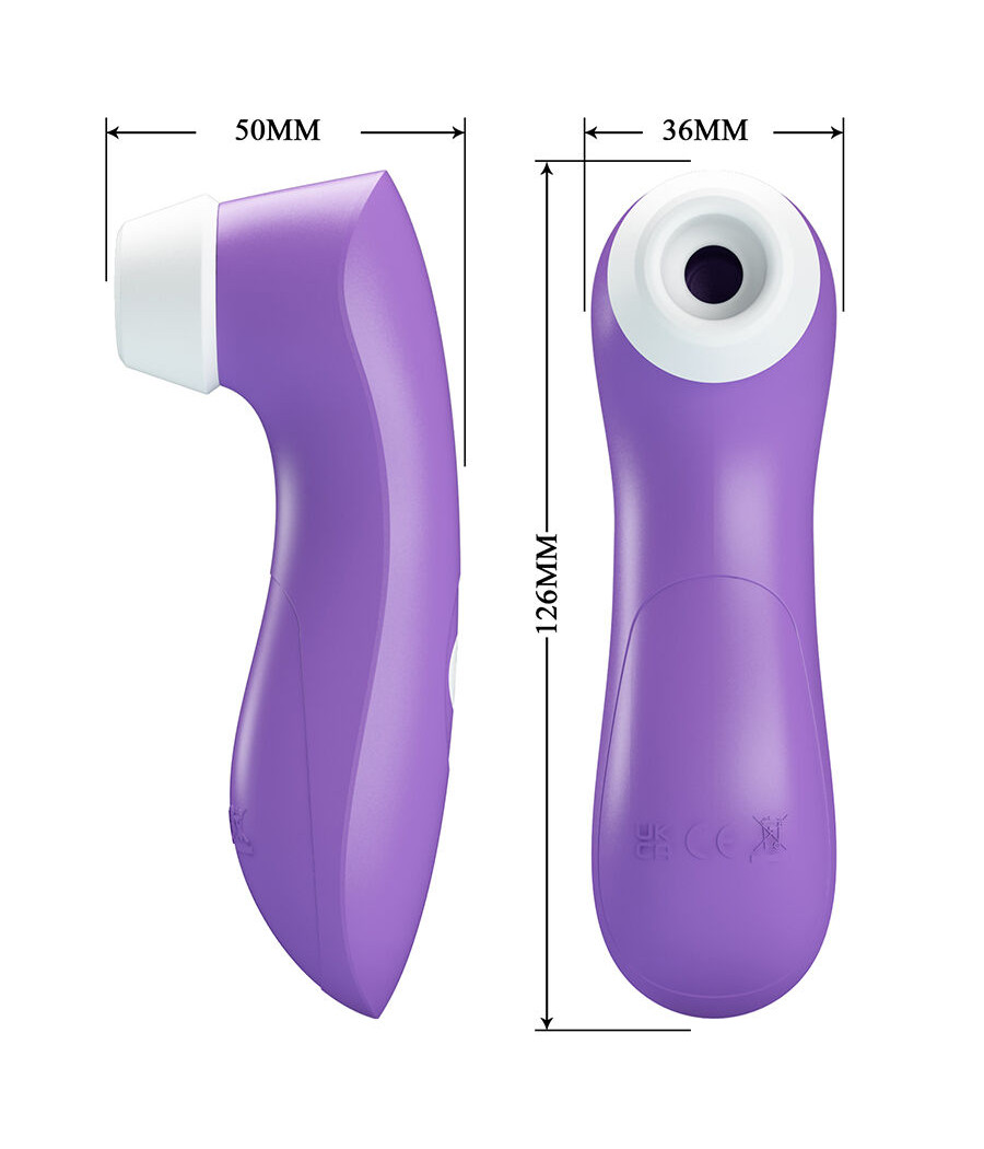 ROMANCE - STRUMENTO DI ASPIRAZIONE CLITORIDEA CON TECNOLOGIA A PULSAZIONE VIOLA