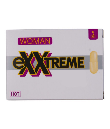 HOT - GÉLULES POUR LIBIDO EXTRÊME FEMME 5 UNITÉS