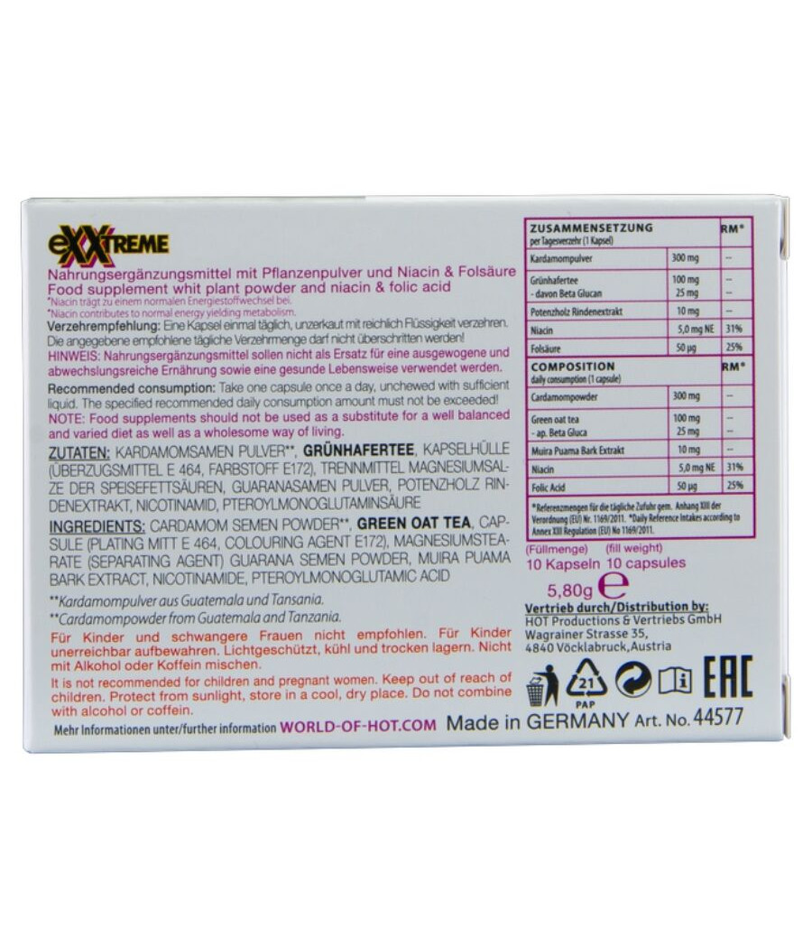 HOT - EXXTREME CAPSULE LIBIDO DONNA 10 UNITÀ