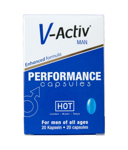 HOT - V-ACTIV CAPS MAN 20 UNIDADES