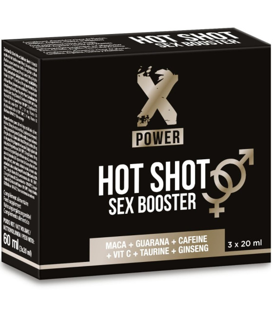 X POWER - HOT SHOT SEX BOOSTER STEIGERT DIE LIBIDO 3 X 20 ML