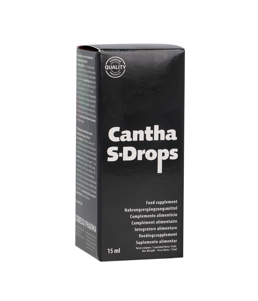 Cantha S-Drops – Complemento alimenticio con L-Arginina y Vitamina C