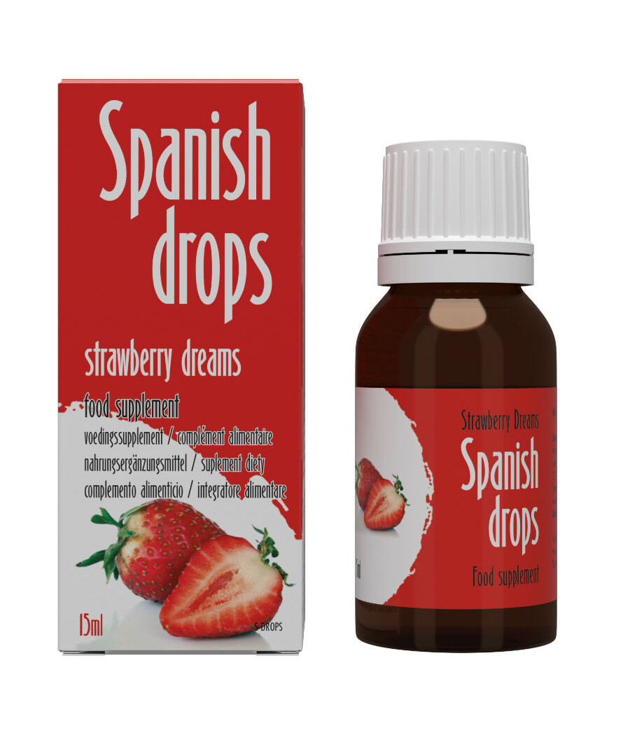 Spanish Drops – Complemento alimenticio en gotas con sabor a Fresa