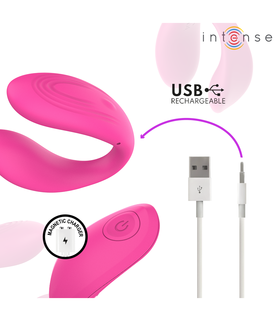 INTENSE - NORA VIBRATIONSKLEMMENSTIMULATOR PINK