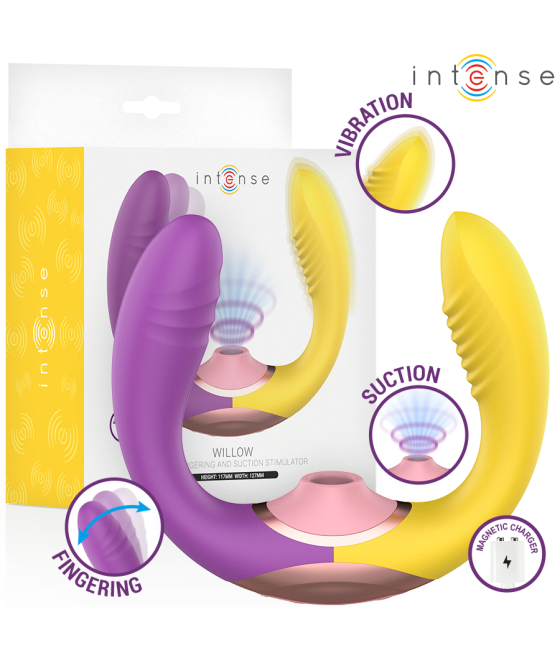 INTENSE - WILLOW 3-IN-1 SUCTION AND VIBRATION STIMULATOR