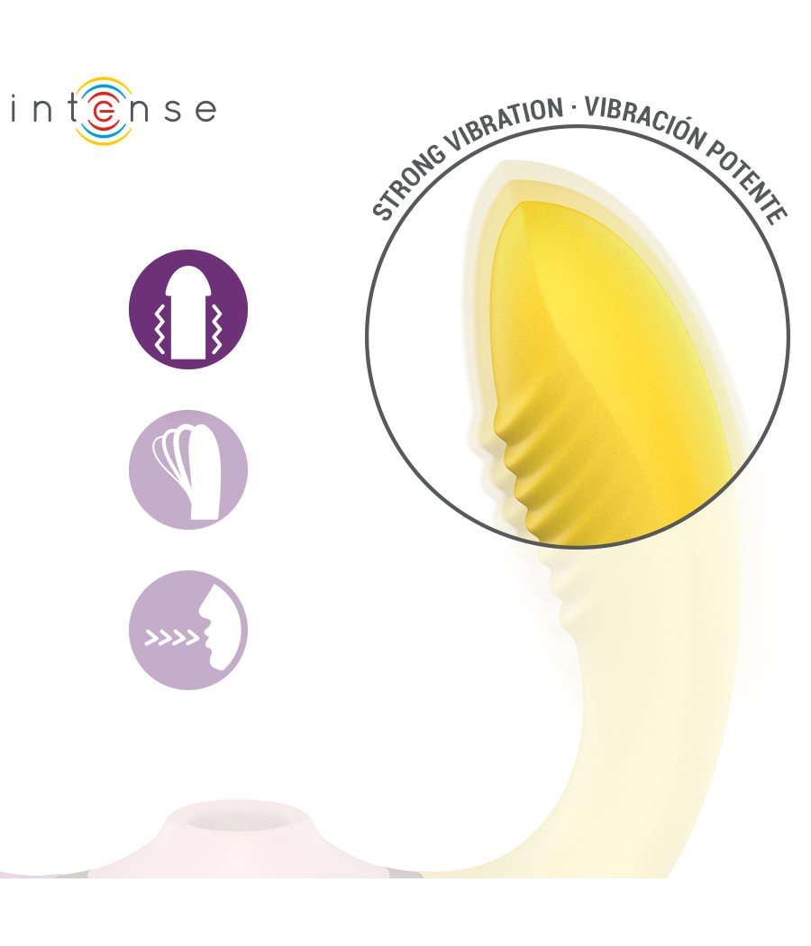 INTENSE - WILLOW STIMULATEUR À SUCCION ET VIBRATION 3 EN 1