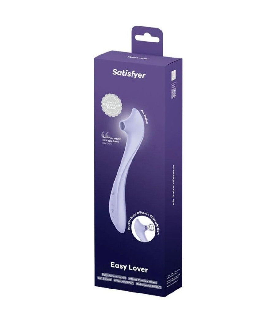 SATISFYER - EASY LOVER VIBRATOR & AIR PULSE STIMULATOR