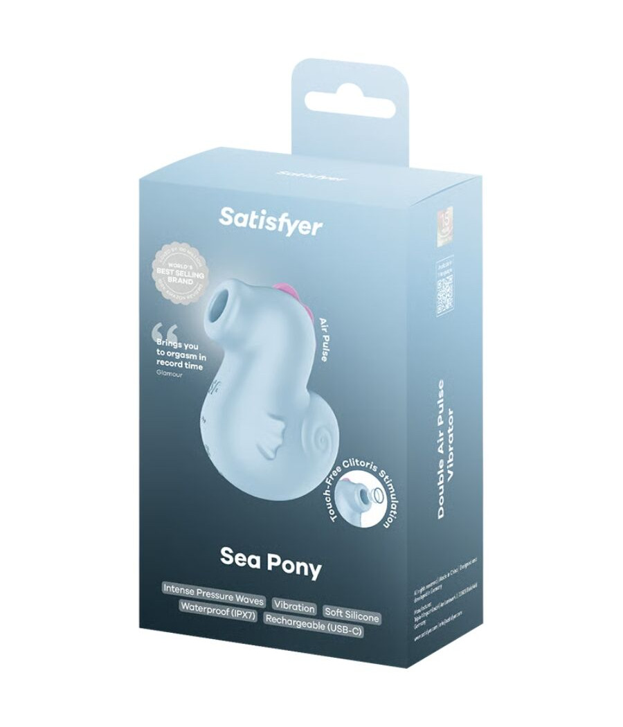 SATISFYER - SEA PONY VIBRATOR & AIR PULSE STIMULATOR