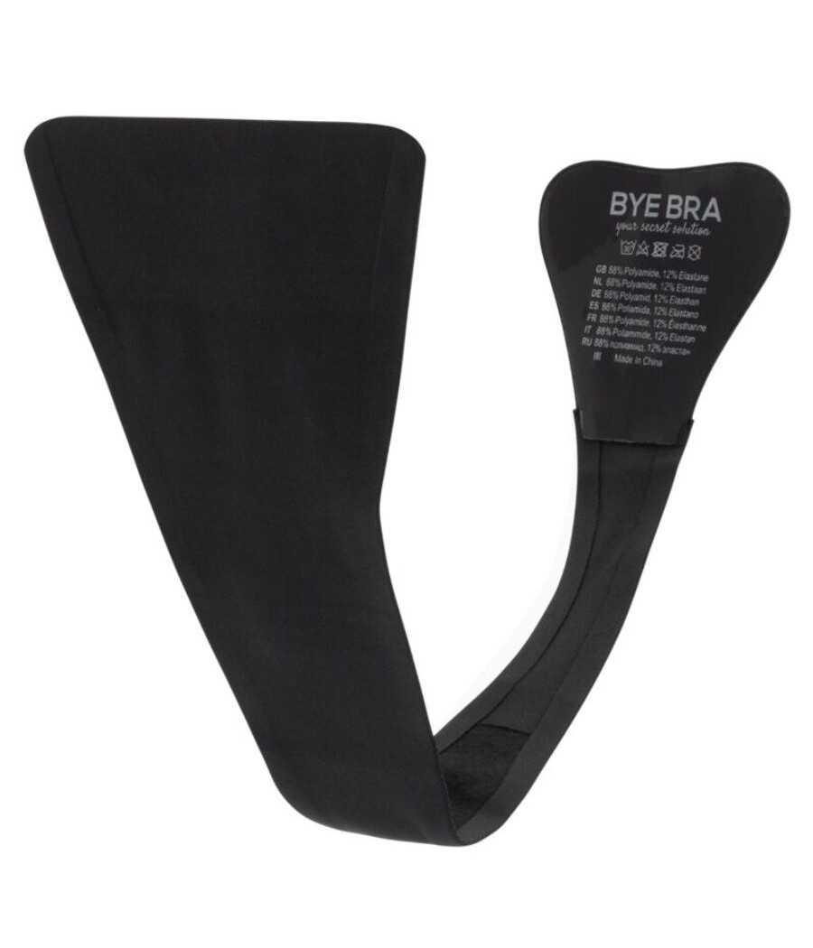 BYE-BRA - TANGA ADHESIVO NEGRO TALLA ÚNICA