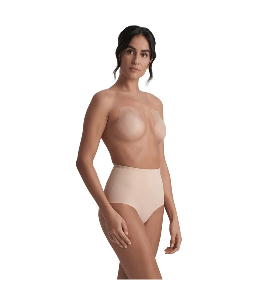 BYE-BRA - RABBIT SILICONE CUPS BEIGE SIZE M