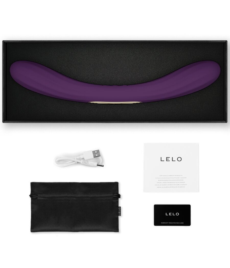 LELO - BOOMERANG VIBRATEUR À DOUBLE EXTRÉMITÉ VIOLET