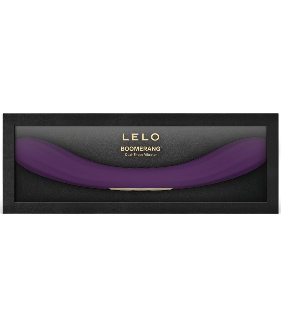 LELO - BOOMERANG VIBRATEUR À DOUBLE EXTRÉMITÉ VIOLET
