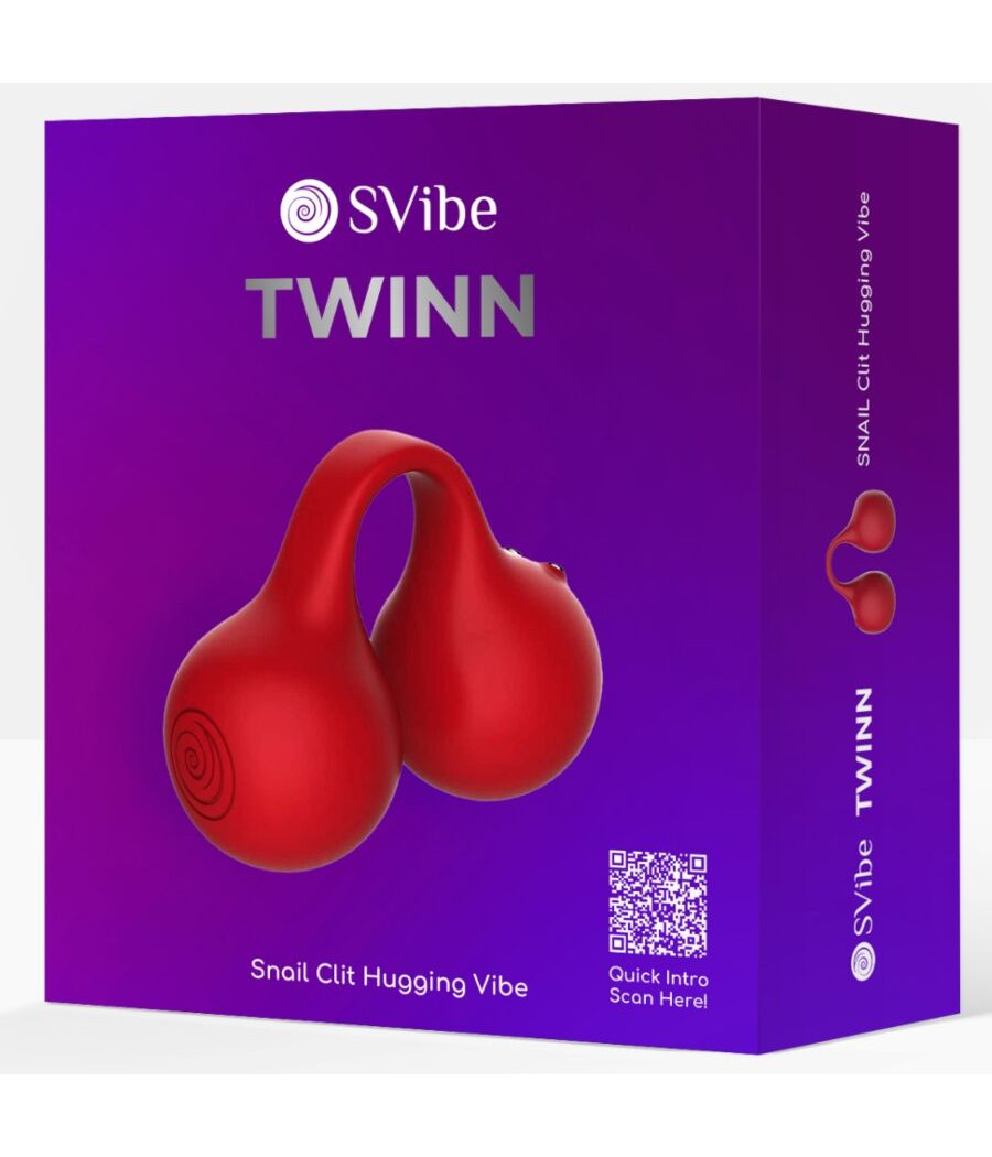 SNAIL VIBE - TWINN VIBRATEUR À DOIGTS CERISE