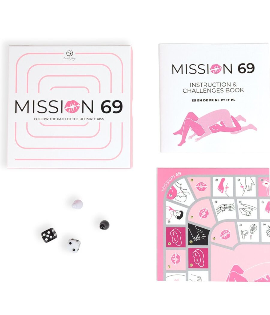 SECRET PLAY - BOARD GAME FOR COUPLES "MISSION 69"