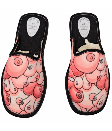 DIABLO PICANTE - ZAPATILLAS TETAS TALLA MEDIANA 39-40-41