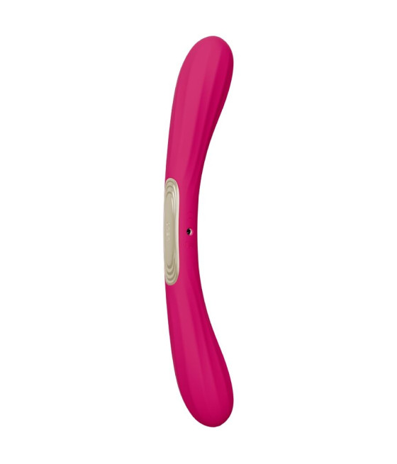 LELO - BOOMERANG VIBRATEUR À DOUBLE EXTRÉMITÉ CERISE