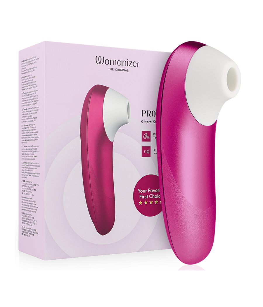 WOMANIZER - STIMULATEUR CLITORIAL VIBRANT PRO ROSE