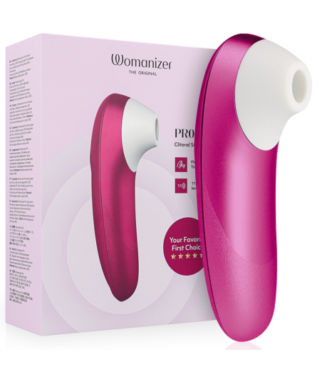 WOMANIZER - PRO VIBRANT ESTIMULADOR DE CLÍTORIS ROSA