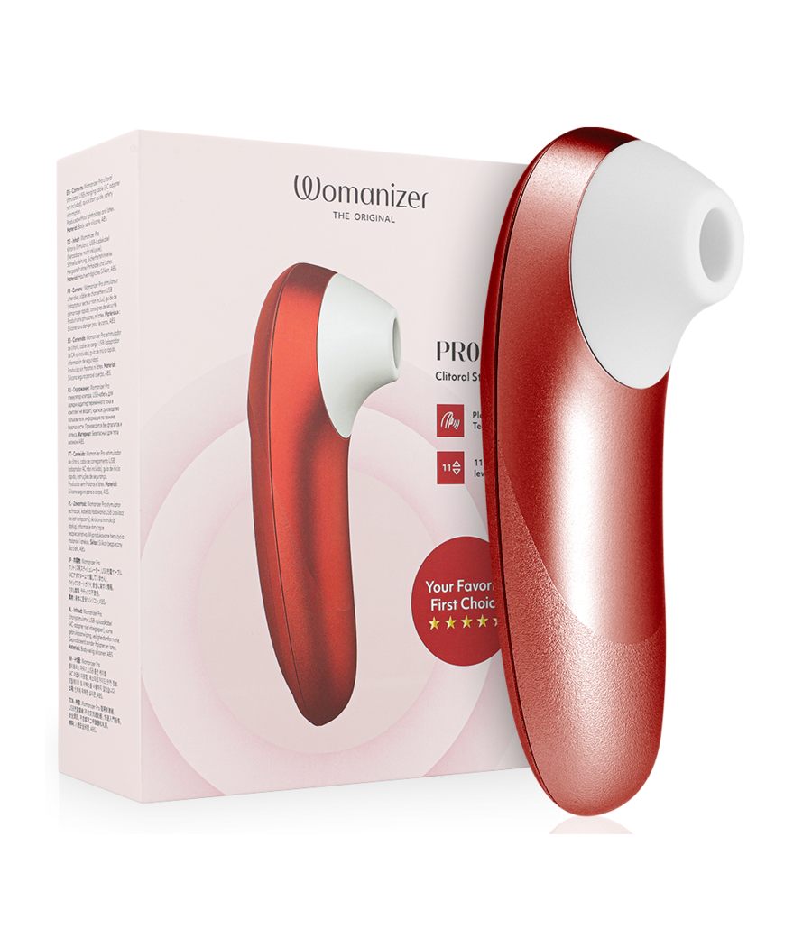 WOMANIZER - STIMULATEUR CLITORIAL VIBRANT PRO BORDEAUX