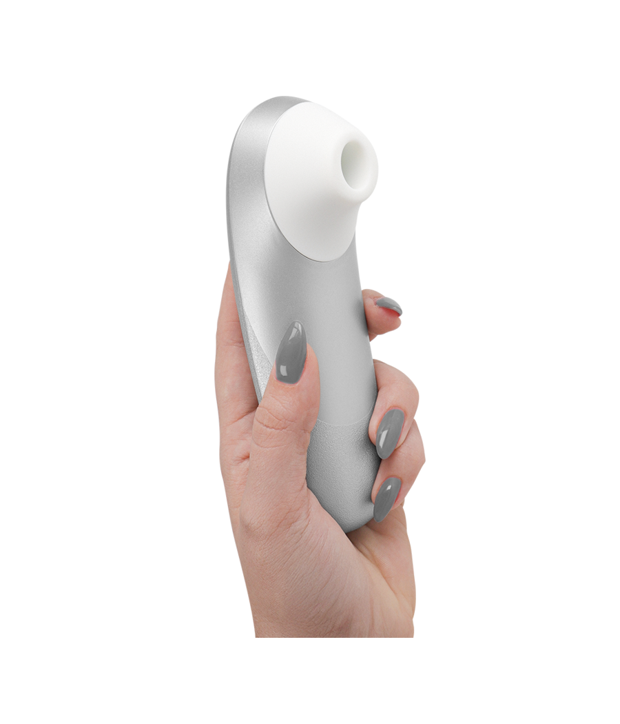 WOMANIZER - STIMOLATORE CLITORIDEO PRO VIBRANTE, COLORE ARGENTO E GRIGIO