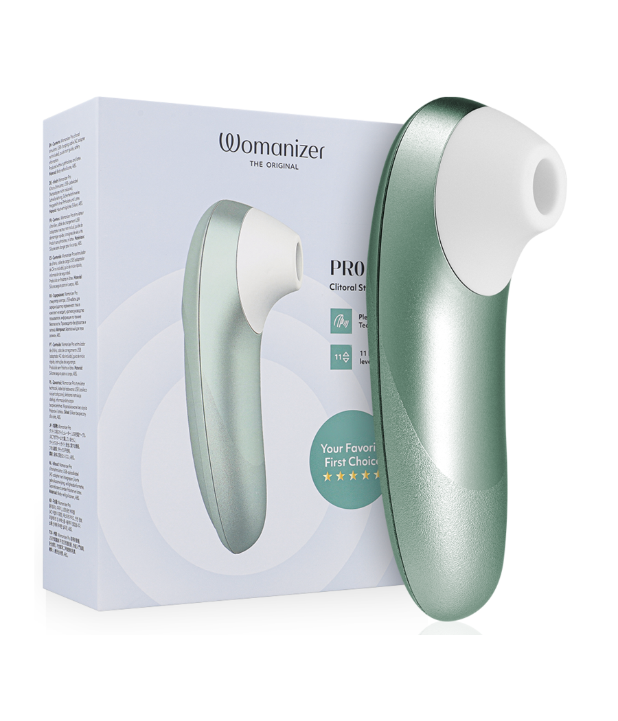 WOMANIZER - STIMULATEUR CLITORIAL PRO VIBRANT VERT SAUGE