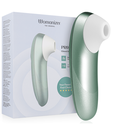 WOMANIZER - PRO VIBRANT CLITORAL STIMULATOR SAGE GREEN